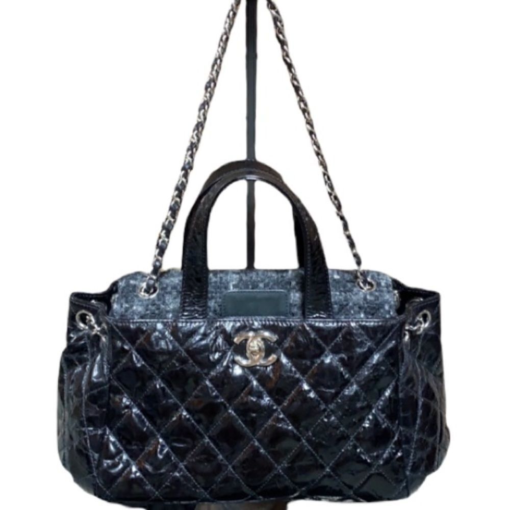 Chanel Authentic Portobello Black Quilted Calfskin Tote Bag - Picture 14 of 14